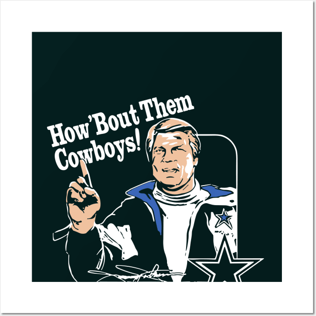 Jimmy Johnson Ring Of Honor How ‘Bout Them Cowboys Wall Art by vintage-corner